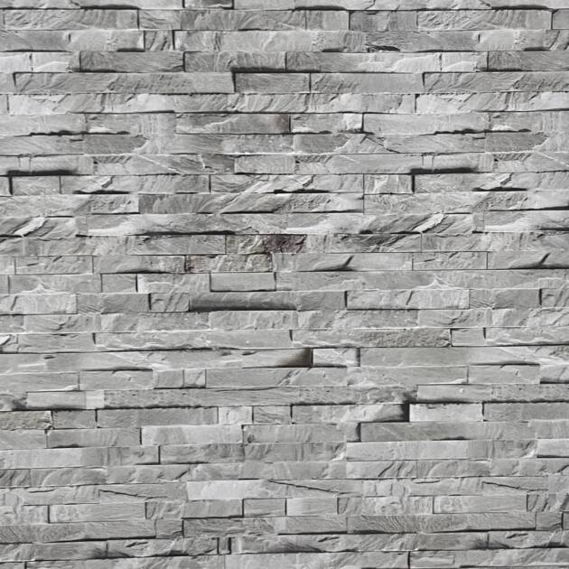 Large Natural Stone Light Grey - 1m Shower Wall Panelling