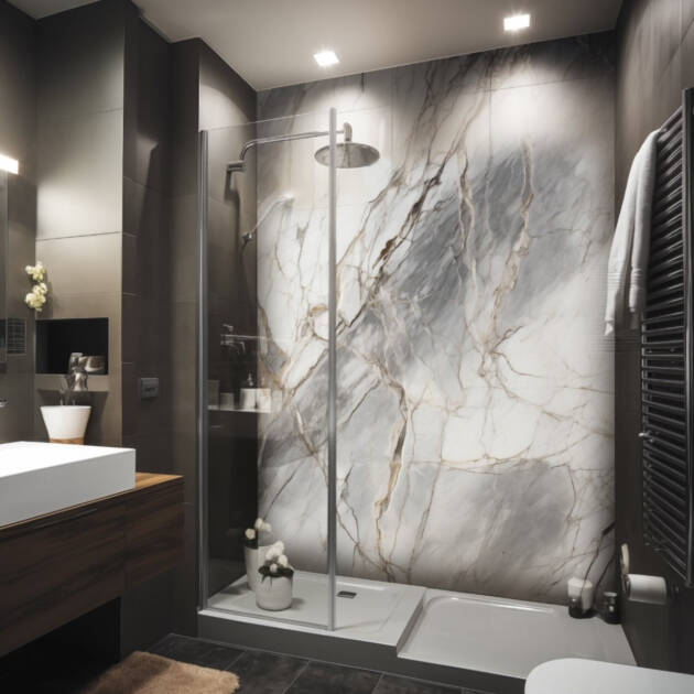 Large Pasadena - 1m Shower Wall Panelling Panel 2