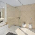 Large Pergammon - 1m Shower Wall Panelling - Floors To Walls