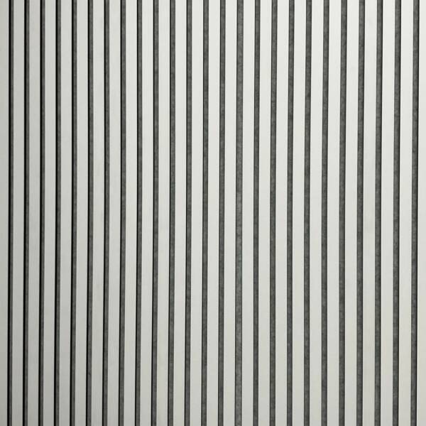 Slat Wall Panel Acoustic - White - Floors To Walls
