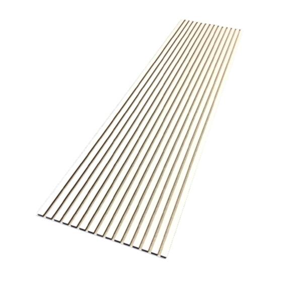 Slat Wall Panel Acoustic - White - Floors To Walls