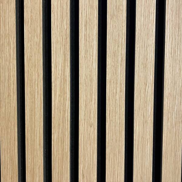 Slat Wall - Natural Oak - Floors To Walls
