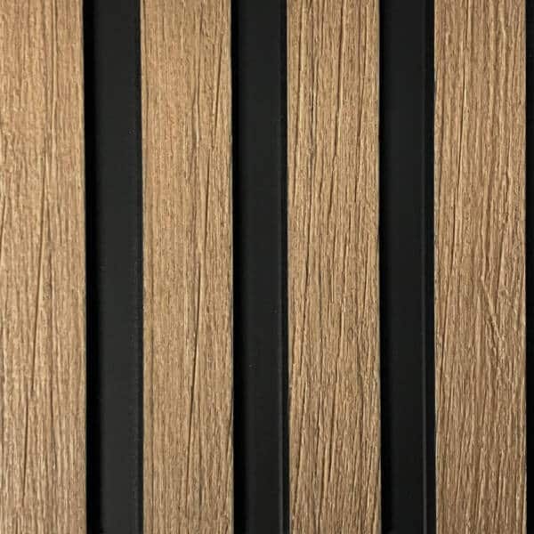 Slat Wall Waterproof Premium 300mm - Natural Oak - Floors To Walls