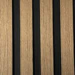 Slat Wall Waterproof Premium 300mm - Natural Oak - Floors To Walls