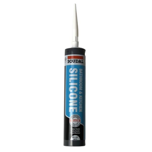 Soudal Bathroom & Kitchen Silicone Professional - White - Image 2