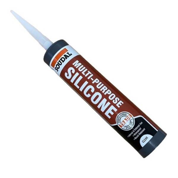 Soudal Multi-Purpose Silicone Trade Professional Quality - Clear - Floors To Walls