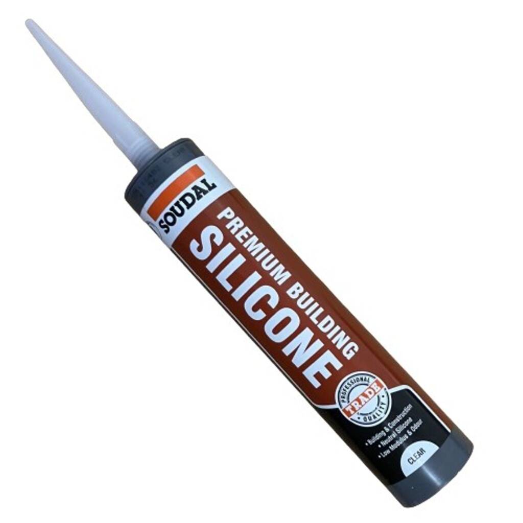 Soudal Premium Building Silicone Trade Professional Quality - Clear ...