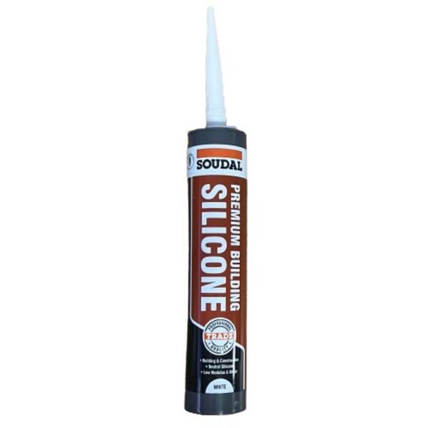 Soudal Premium Building Silicone Trade Professional Quality - White - Floors To Walls