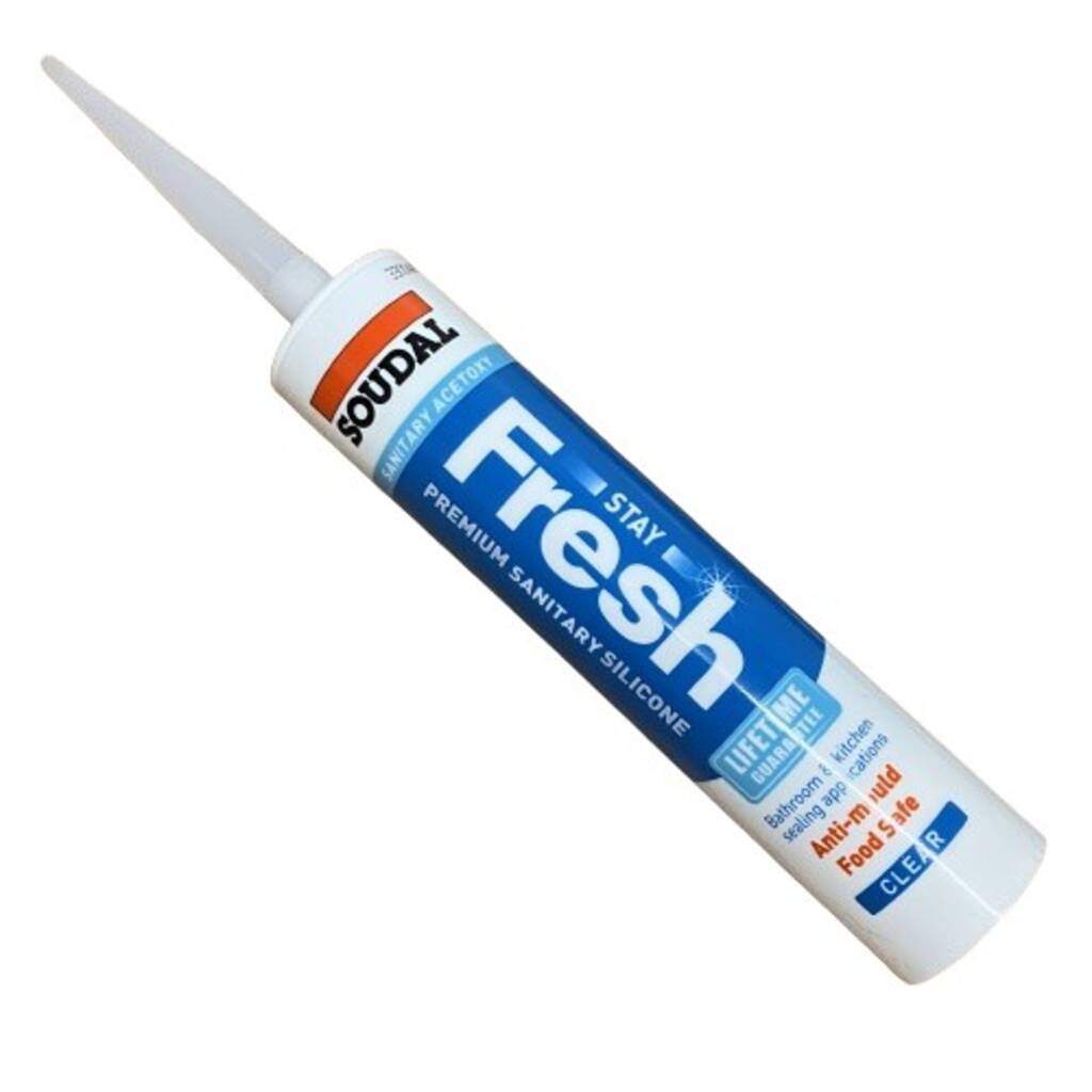 Stay Fresh Premium Sanitary Silicone - Clear - F2W Ltd