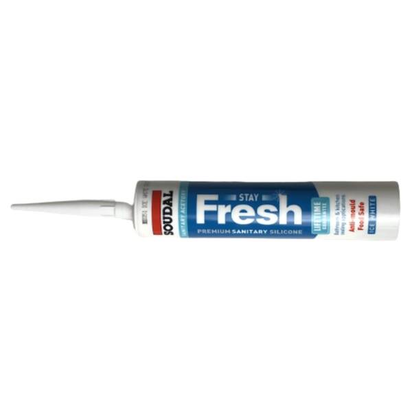 Stay Fresh Premium Sanitary Silicone Ice White - Floors To Walls