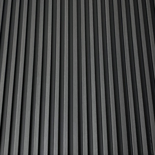 Sulcado Slat Panel - Charcoal Small - Floors To Walls