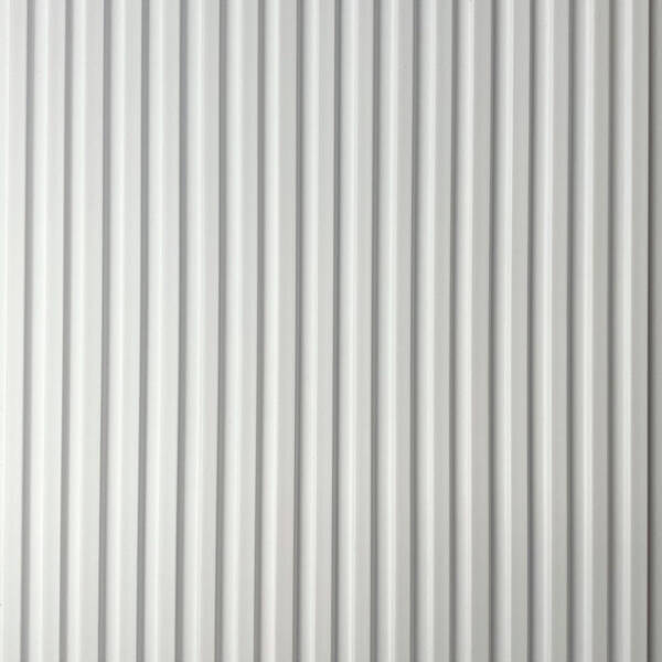 Sulcado Slat Panel - Pure White Small - Floors To Walls