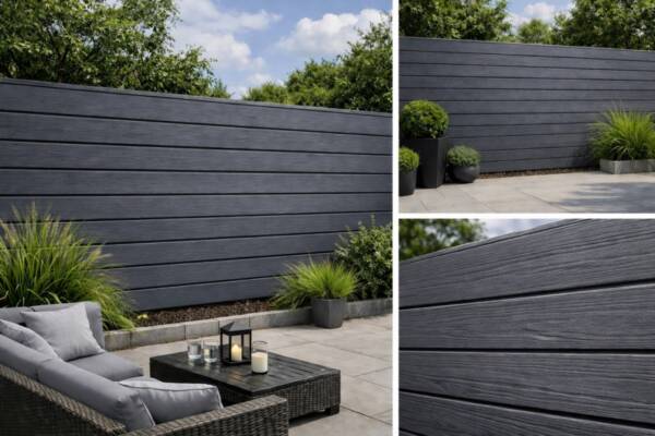 External WPC Cladding Silver Grey
