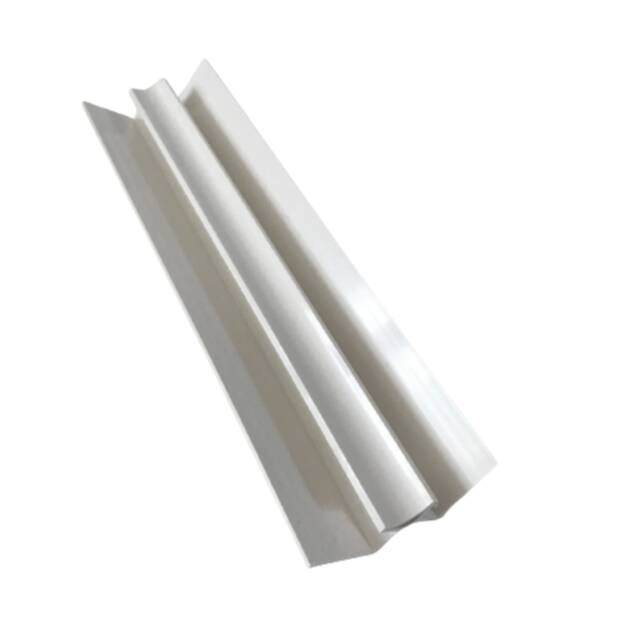 PVC Internal Corner Wall Trim - 10mm, white