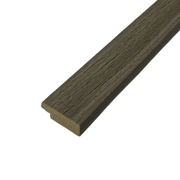 Slat Wall Waterproof Premium - Trims - Grey Oak - Right Hand Trim Large