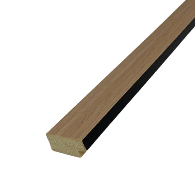 Sulcado Slat Panel 122mm Range - Trims - Light Ash - Right Hand Trim Large
