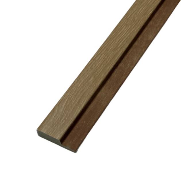 Sulcado Slat Panel 122mm Range - Trims - Pure Natural Oak - Left Hand Trim Large
