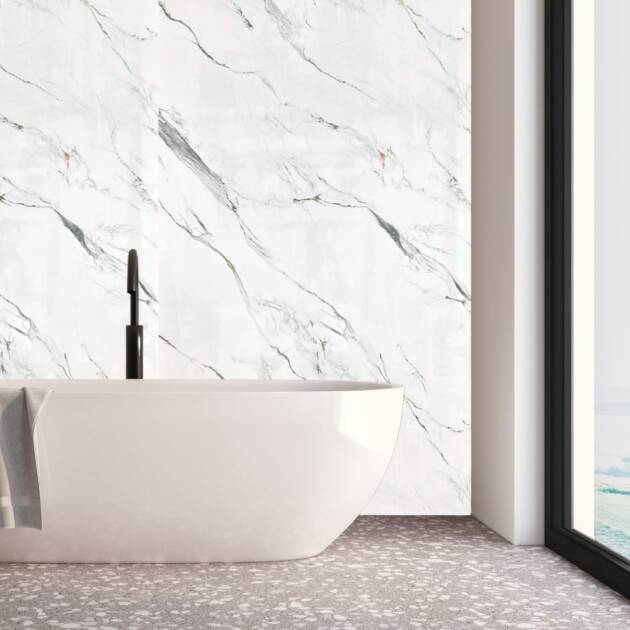 Large Venetian Marble - 1m Shower Wall Panelling