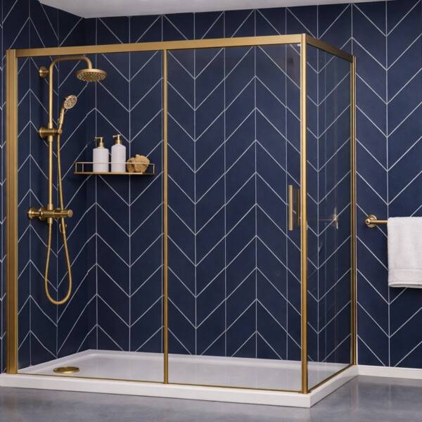 Chevron-navy-blue-cutline-bathroom-shower-panels-scene